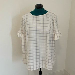 Loft 3/4 Ruffle Sleeve Top 16